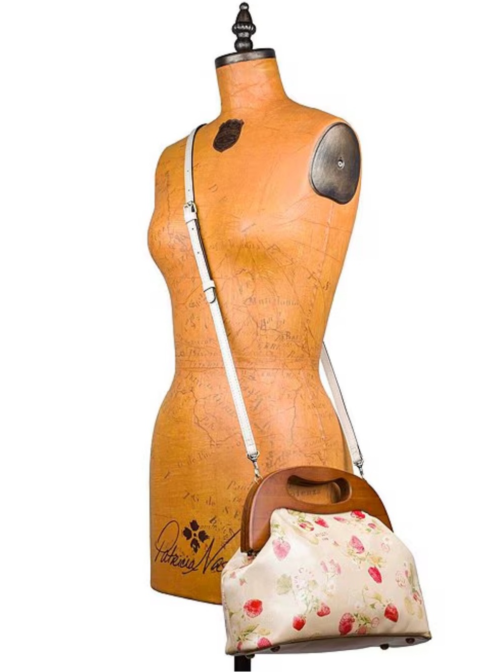 NWT-Patricia Nash-SET-Parisian๐Strawberry-Sandrine Bag & Fira Frame Wallet-$258 - Picture 11 of 16